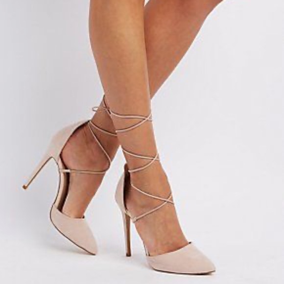 Charlotte Russe Shoes - Charlotte russe lace up heels